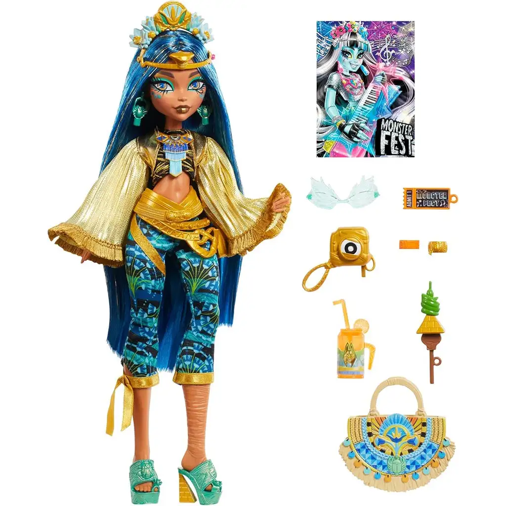 Monster High™: Monster Mulatság baba - Cleo - Mattel kép 2