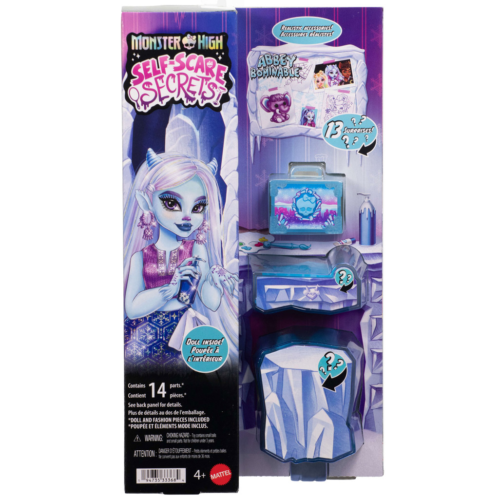 Monster High Rémségápolás Abbey Bominable baba kiegészítőkkel - Mattel