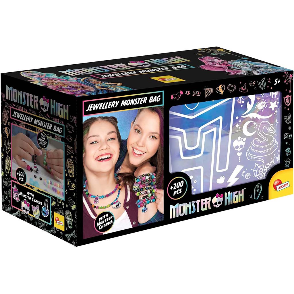 Monster High Rémszer ékszerkészítő szett Rémtáskában - Lisciani