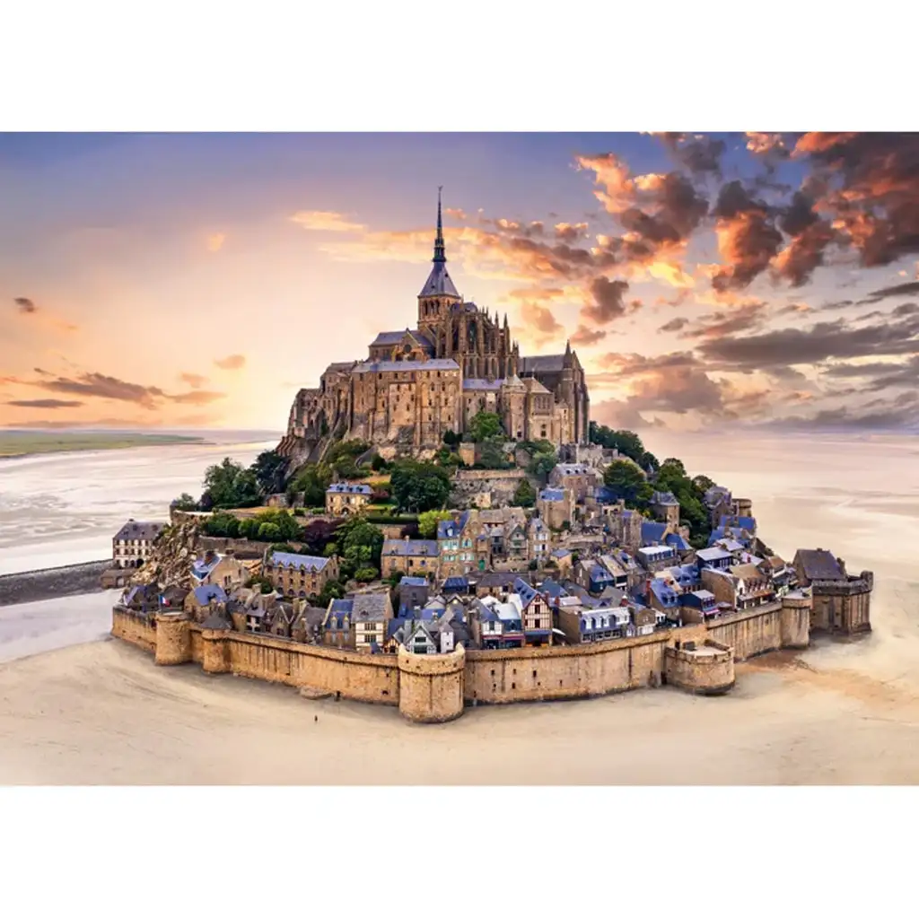 Mont Saint-Michel a naplementében 1500db-os HQC kompakt puzzle - Clementoni kép 2