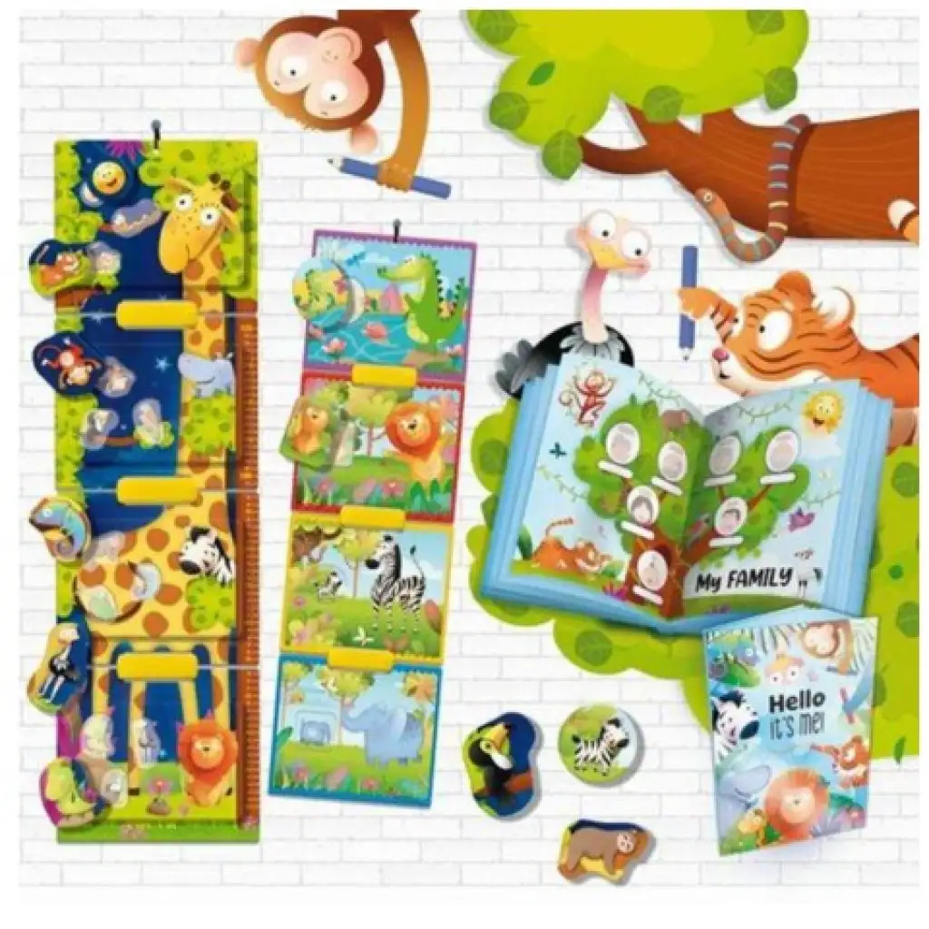 Montessori Baby: Zsiráf magasságmérő kép 2