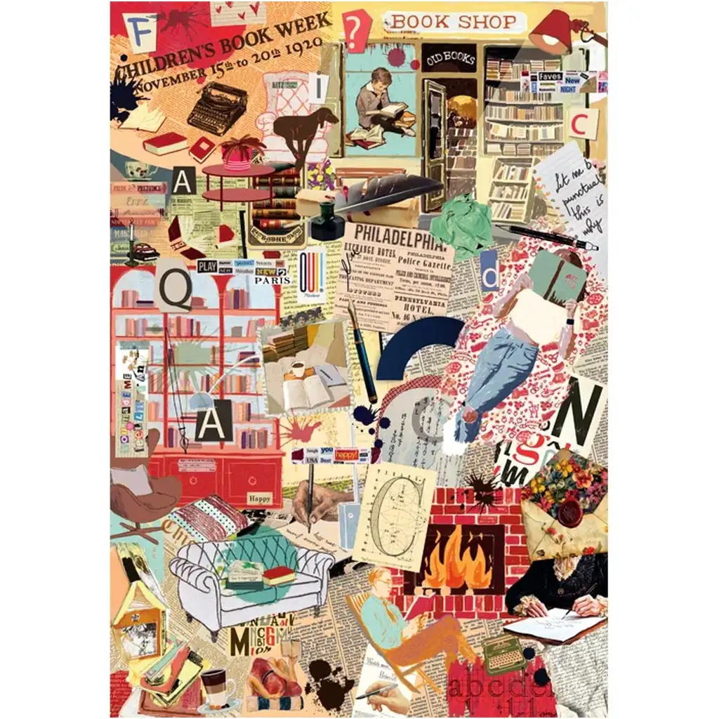 More is More: Könyvek és írás HQC 1000db-os puzzle - Clementoni kép 2