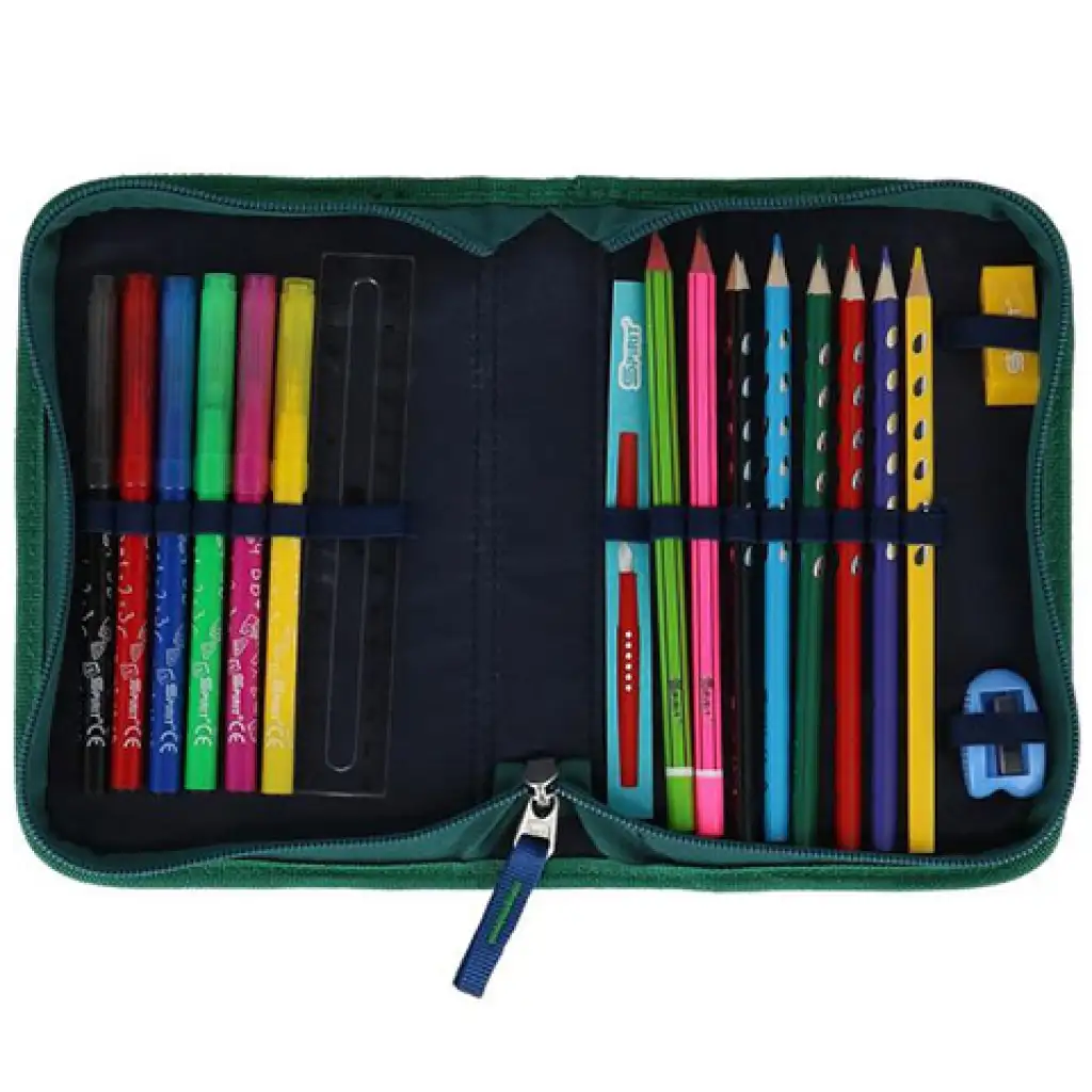 Spirit: Mosómedvés LED-es iskolatáska, hátizsák 7db-os szett kép 8