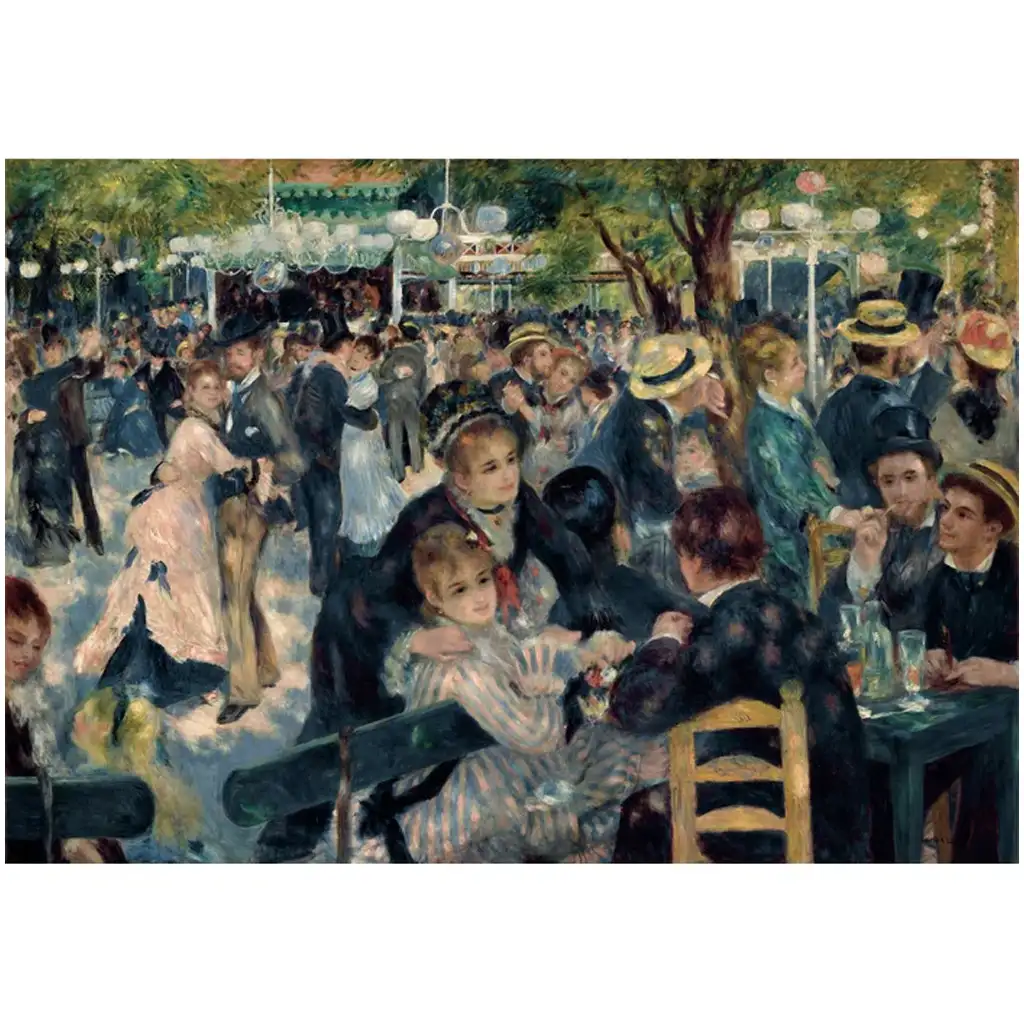 Museum Collection: Renoir - Bál a Moulin de la Galette-ben 1000 db-os puzzle poszterrel - Clementoni kép 2