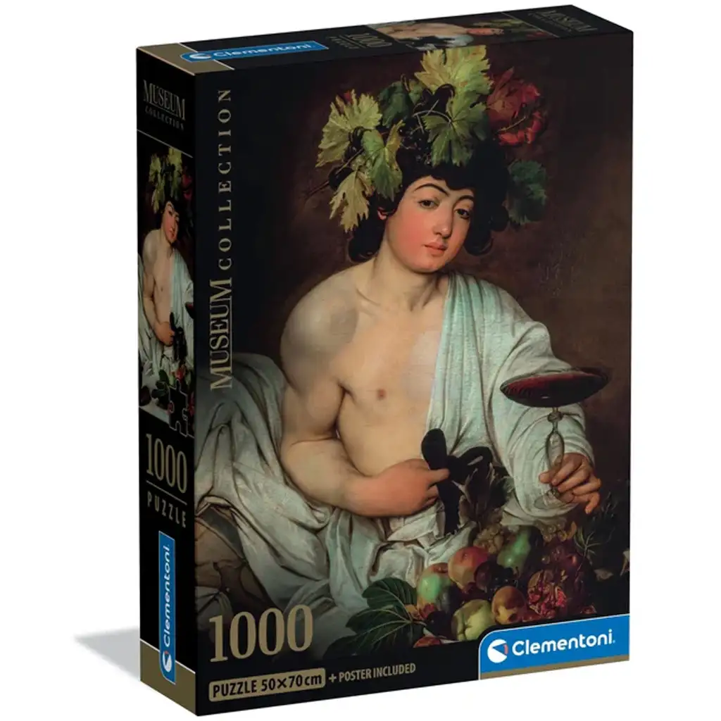 Museum Collection: Caravaggio - Bacchus 1000 db-os puzzle poszterrel - Clementoni