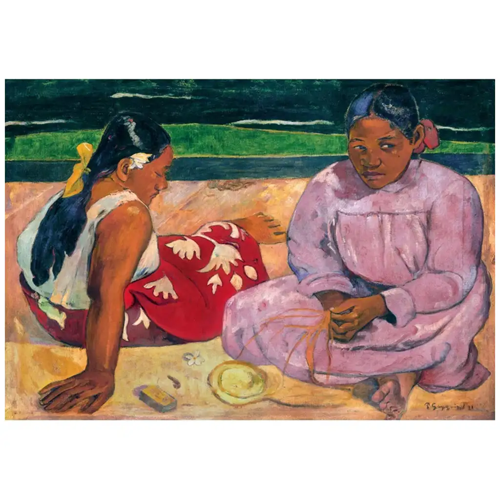 Museum Collection: Gauguin - Tahiti nők a tengerparton 1000 db-os puzzle poszterrel - Clementoni kép 2