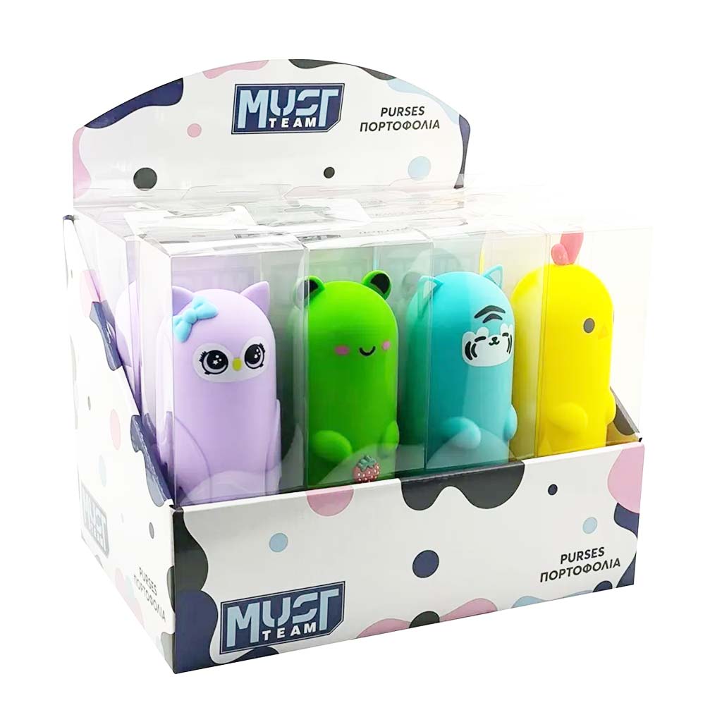 Luna: Must Team Állatos szilikon tolltartó többféle 1db