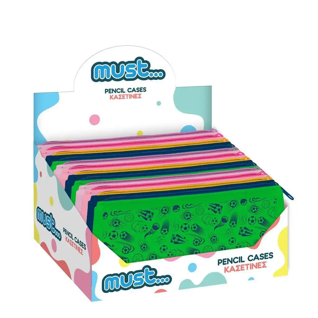 Must: Mintás szilikon tolltartó négyféle változatban 20x10cm