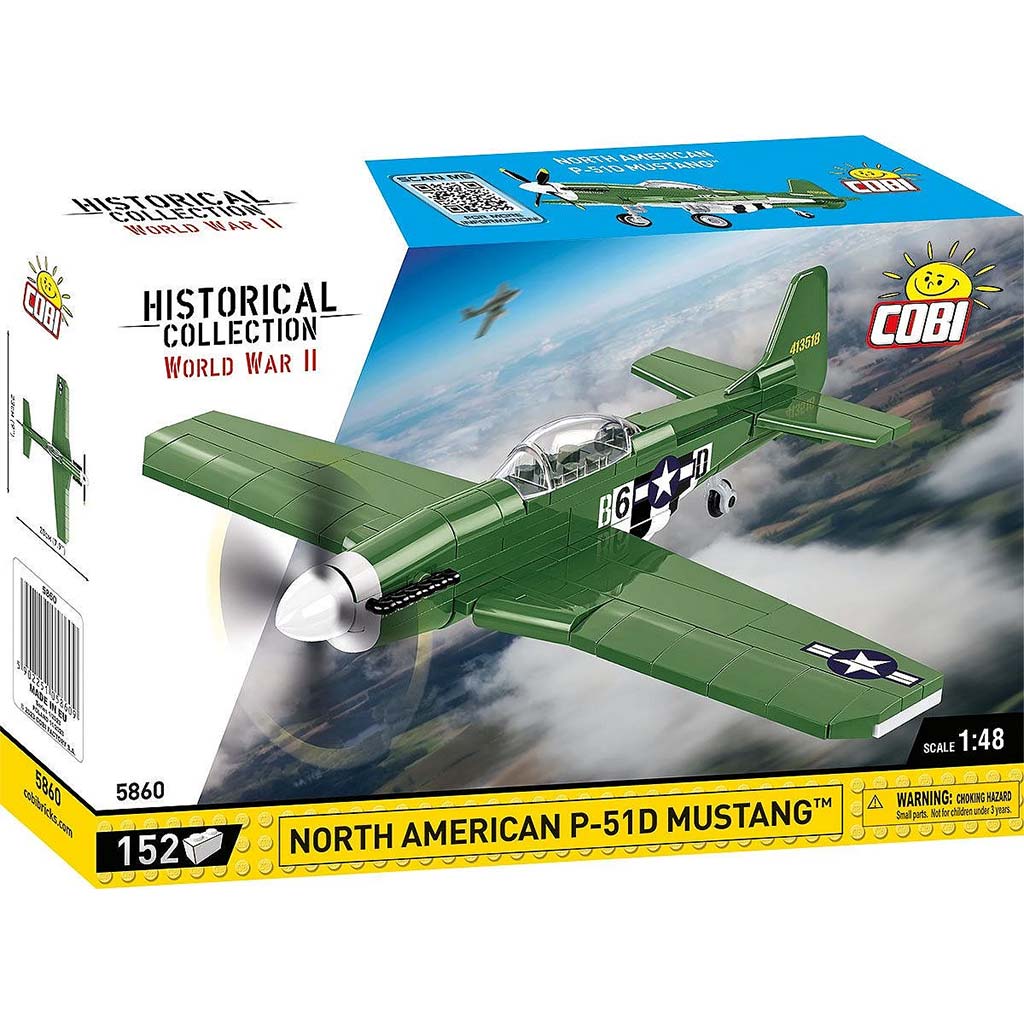 COBI: Mustang P-51D vadászrepülőgép építőjáték (5860)