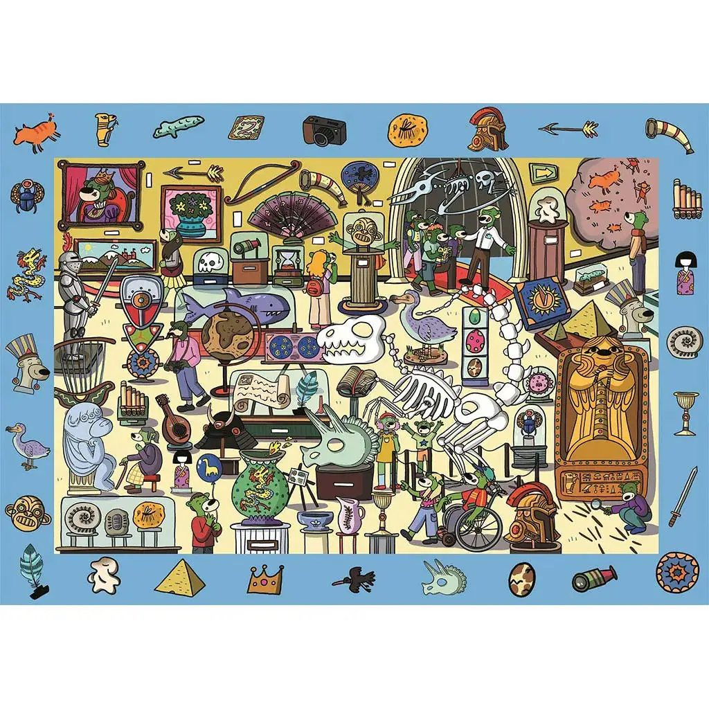 Spy Guy 100db-os puzzle Múzeum - Trefl kép 2