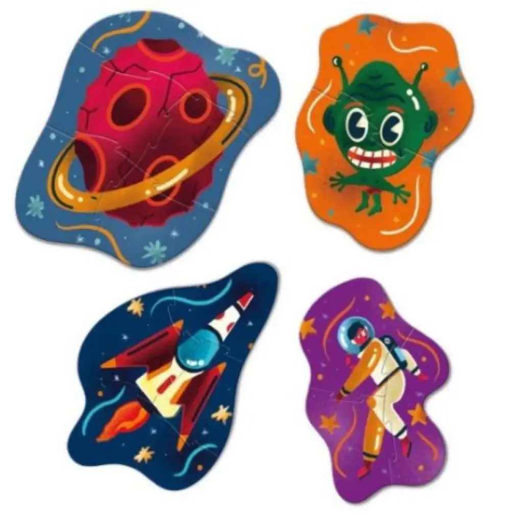 Első kirakóm: 4-az 1-ben Űrutazás puzzle - Clementoni kép 2