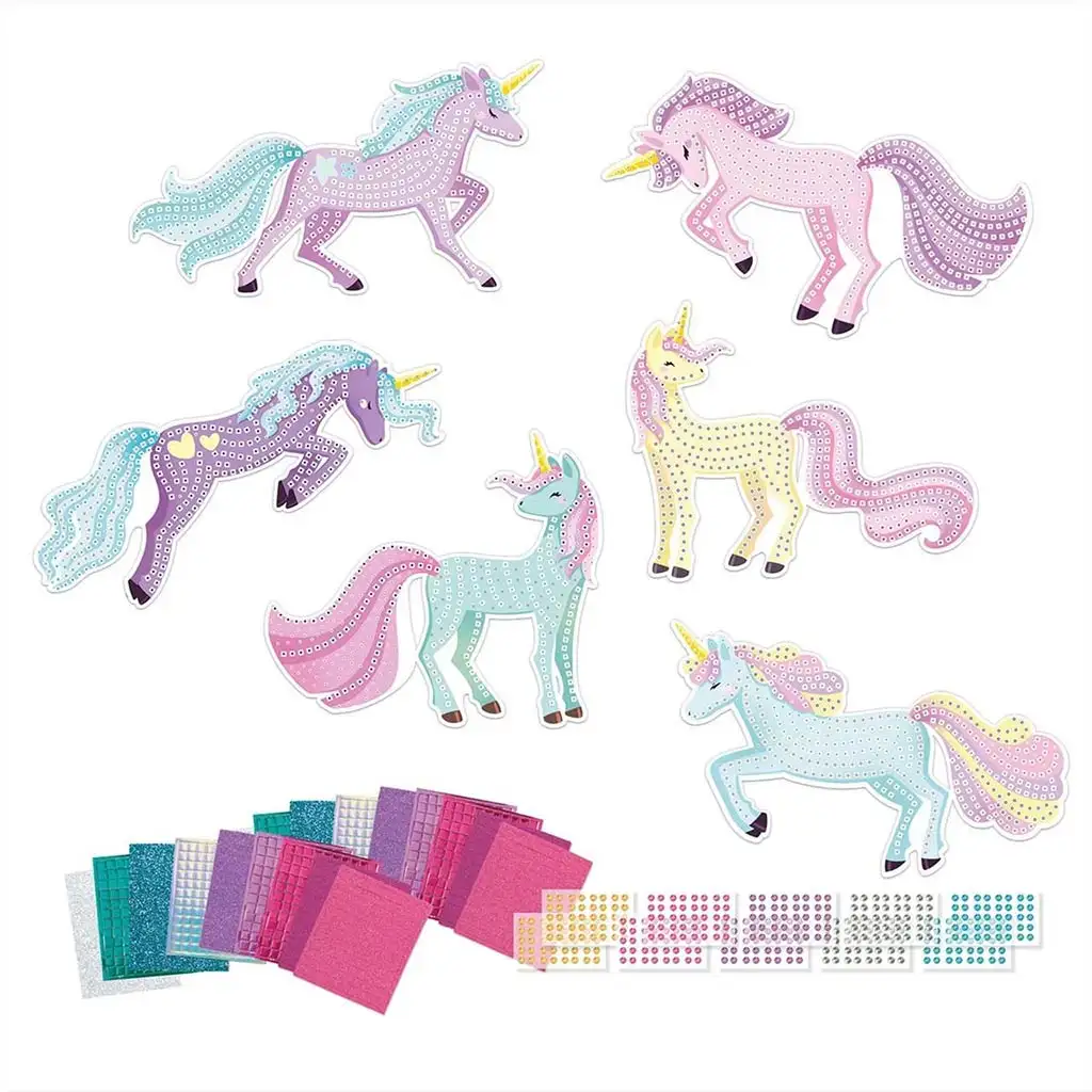 Sycomore Stick'N Fun Unikornisos nagy mozaikkép készítő szett kép 2