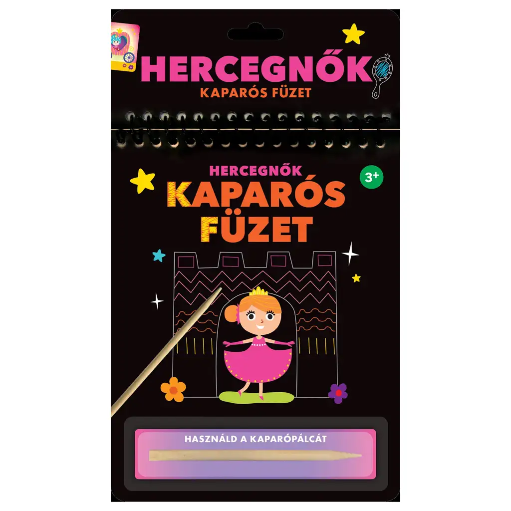 Kaparós foglalkoztató füzet - Hercegnők