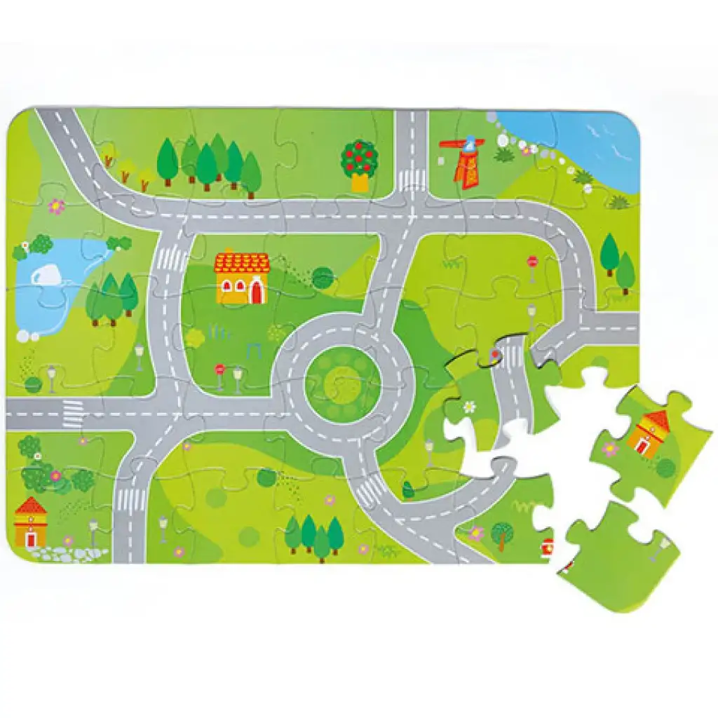 Molto: Nature City Bloks fa építőjáték 79db-os szett kép 3