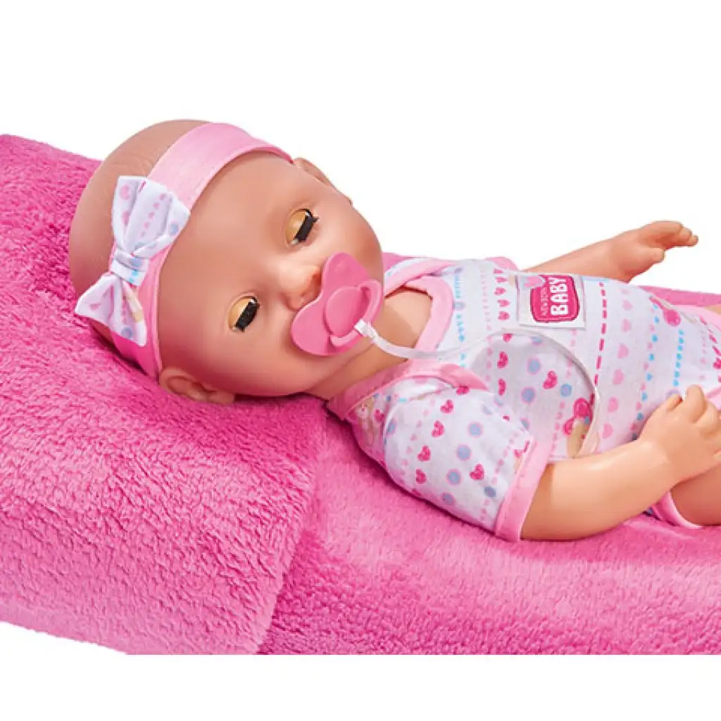 New Born Baby Pisilős baba kiegészítőkkel 43cm - Simba Toys kép 3