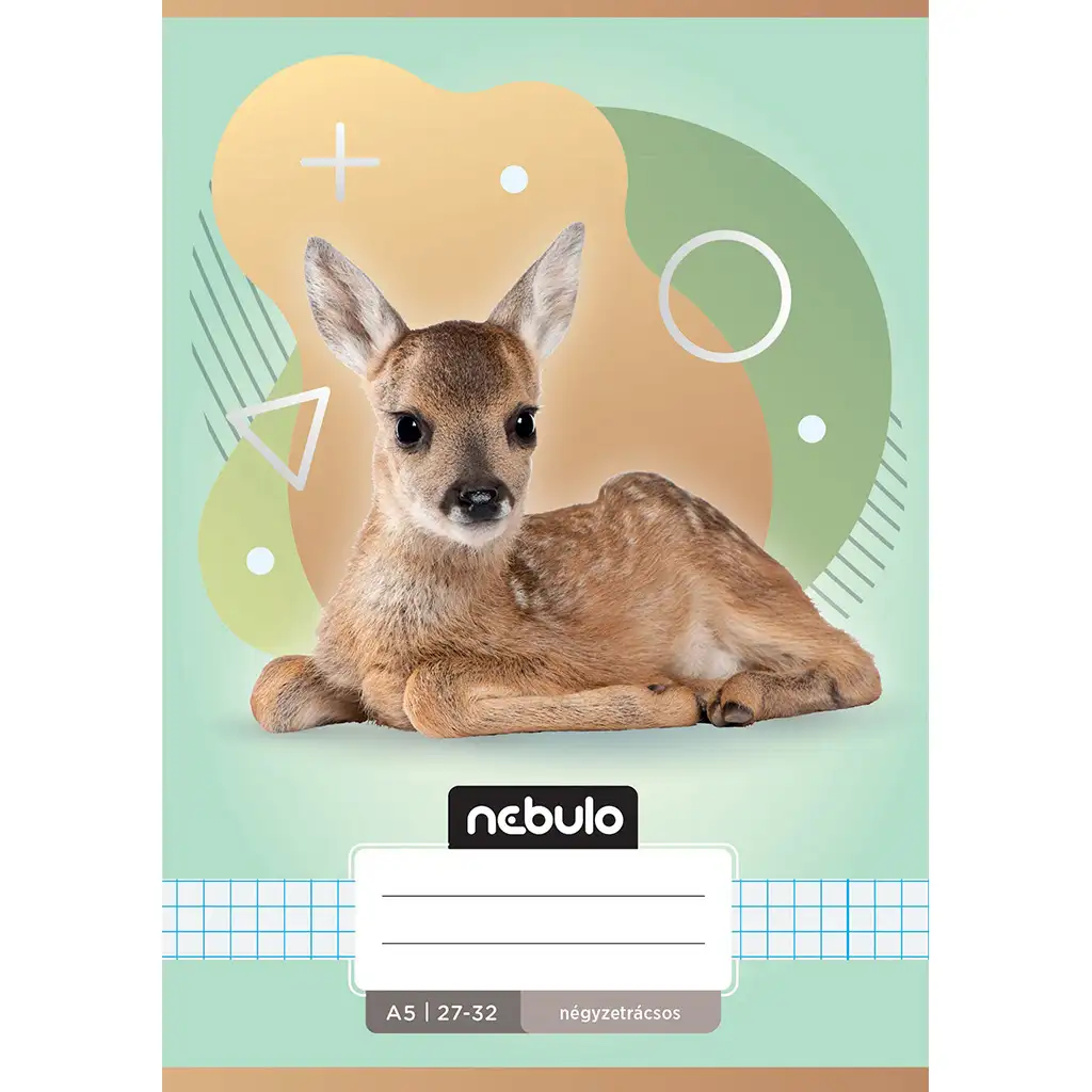 Nebulo: Bambi mintás kockás füzet A/5 27-32