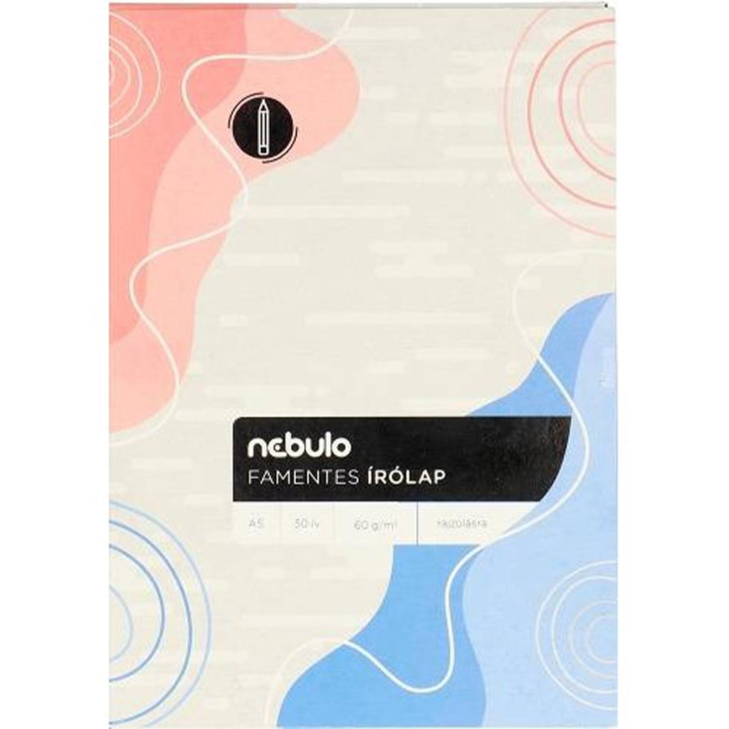 Nebulo: Famentes írólap A/5-ös fóliázott 50db