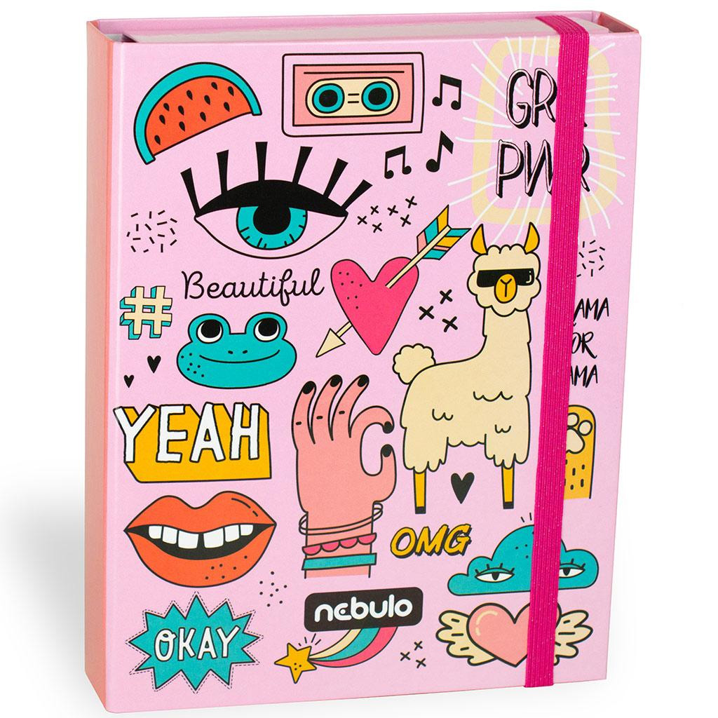 Nebulo: Füzetbox A/5-ös méretben girl power