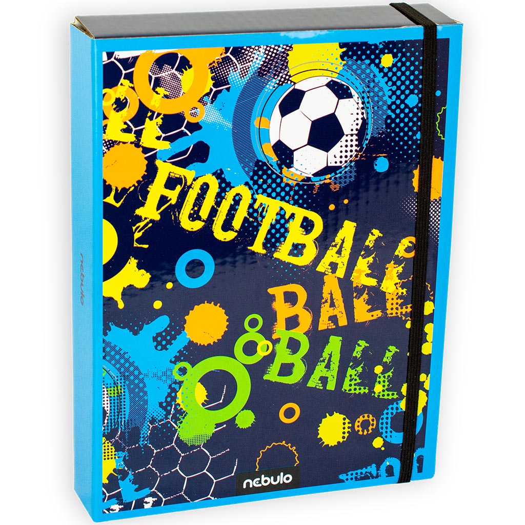 Nebulo: Füzetbox A/5-ös méretben focis mintával