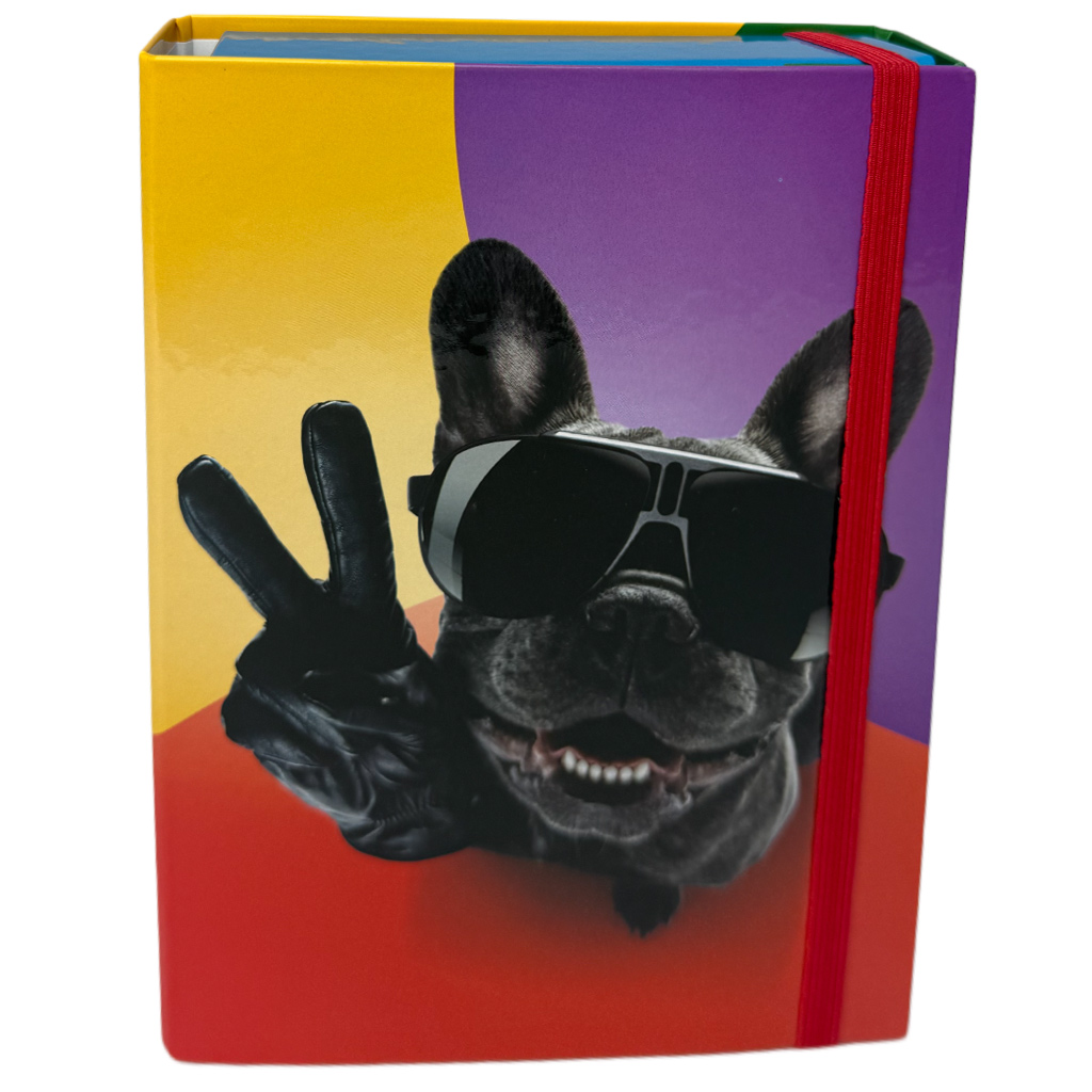 Nebulo: Füzetbox A/5-ös méretben menő bulldog mintával