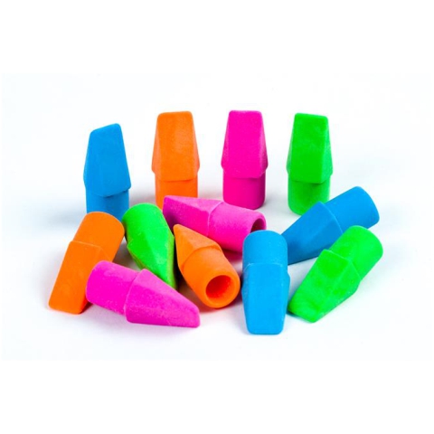 Nebulo: Színes ceruzavég radírok 12db-os szett kép 2