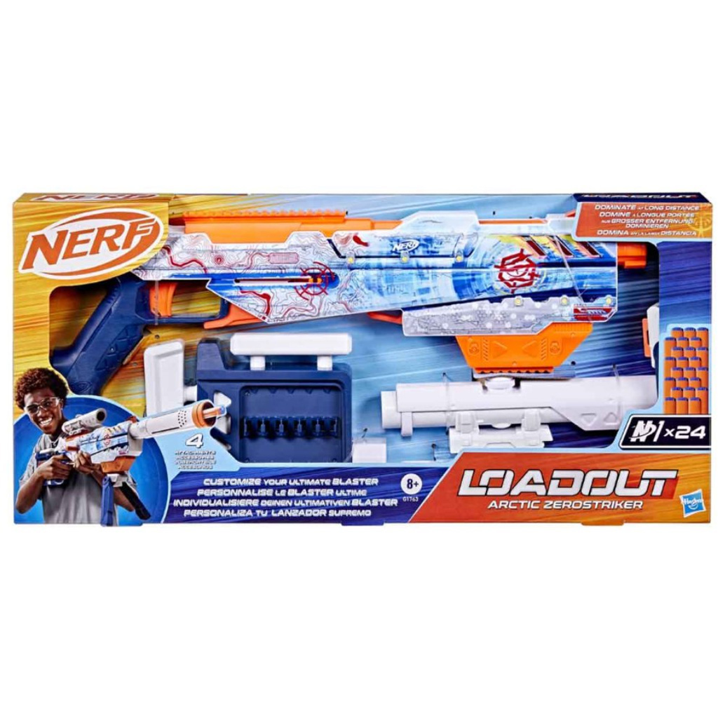 Nerf: Loadout Arctic Zerostriker szivacslövő fegyver – Hasbro