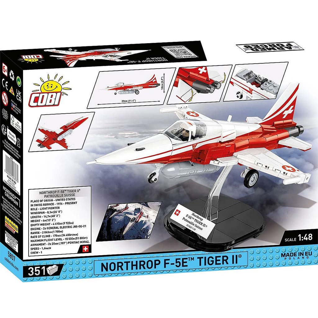 COBI: Northrop F-5 Tiger II repülőgép építőjáték (5857) kép 8