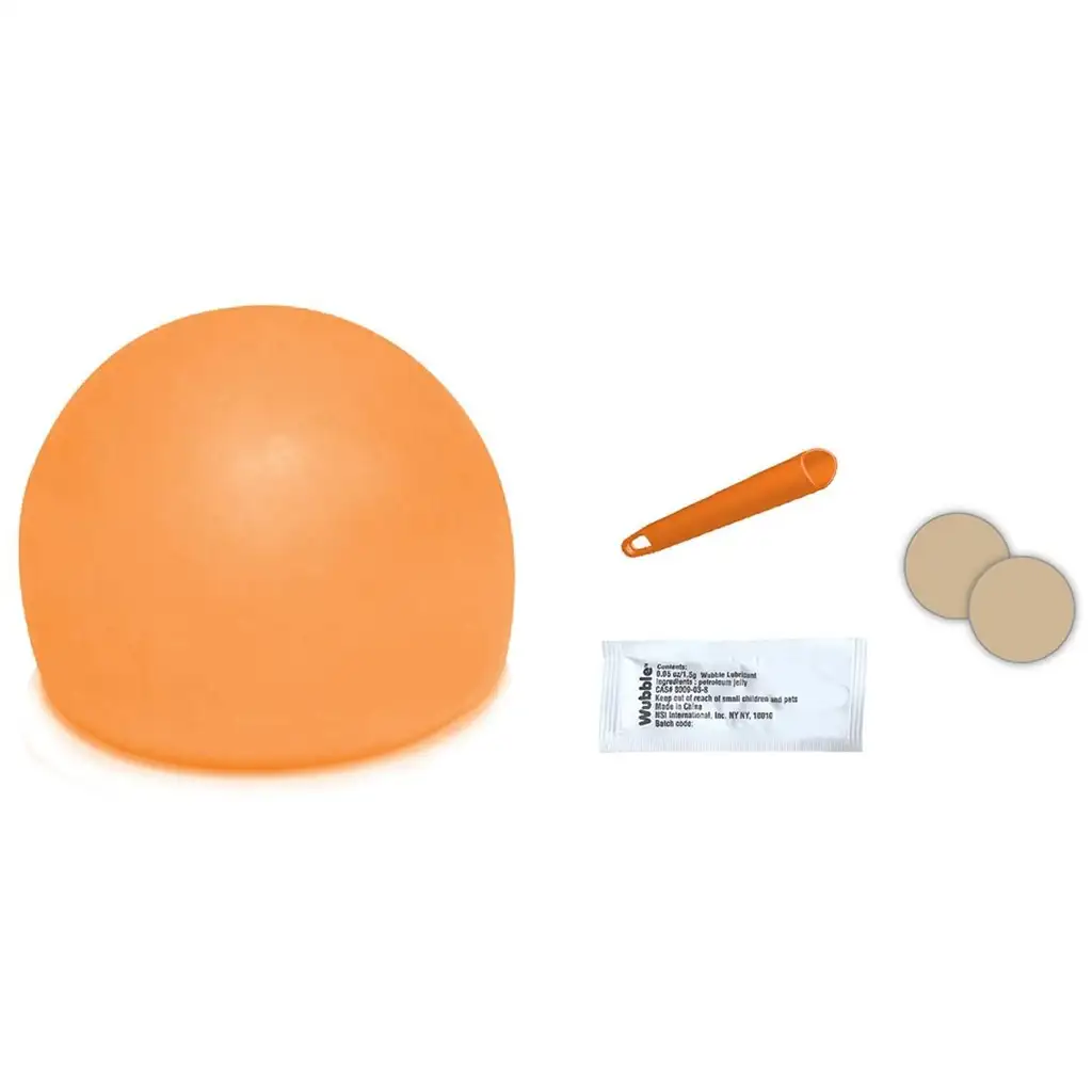 Glowzilla Wubble világító buboréklabda neon narancssárga színben 75cm kép 3