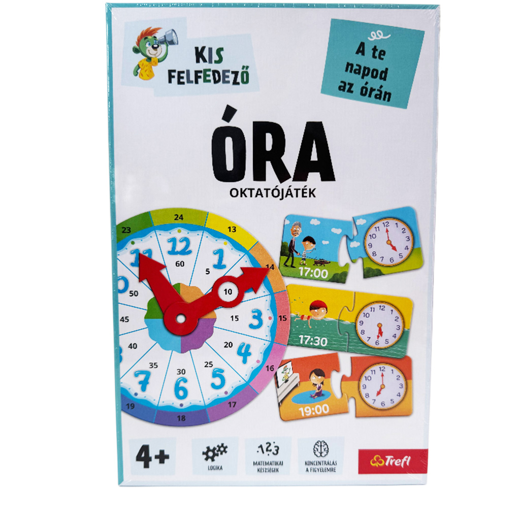 Kis felfedező: Óra oktatójáték új kiadás - Trefl