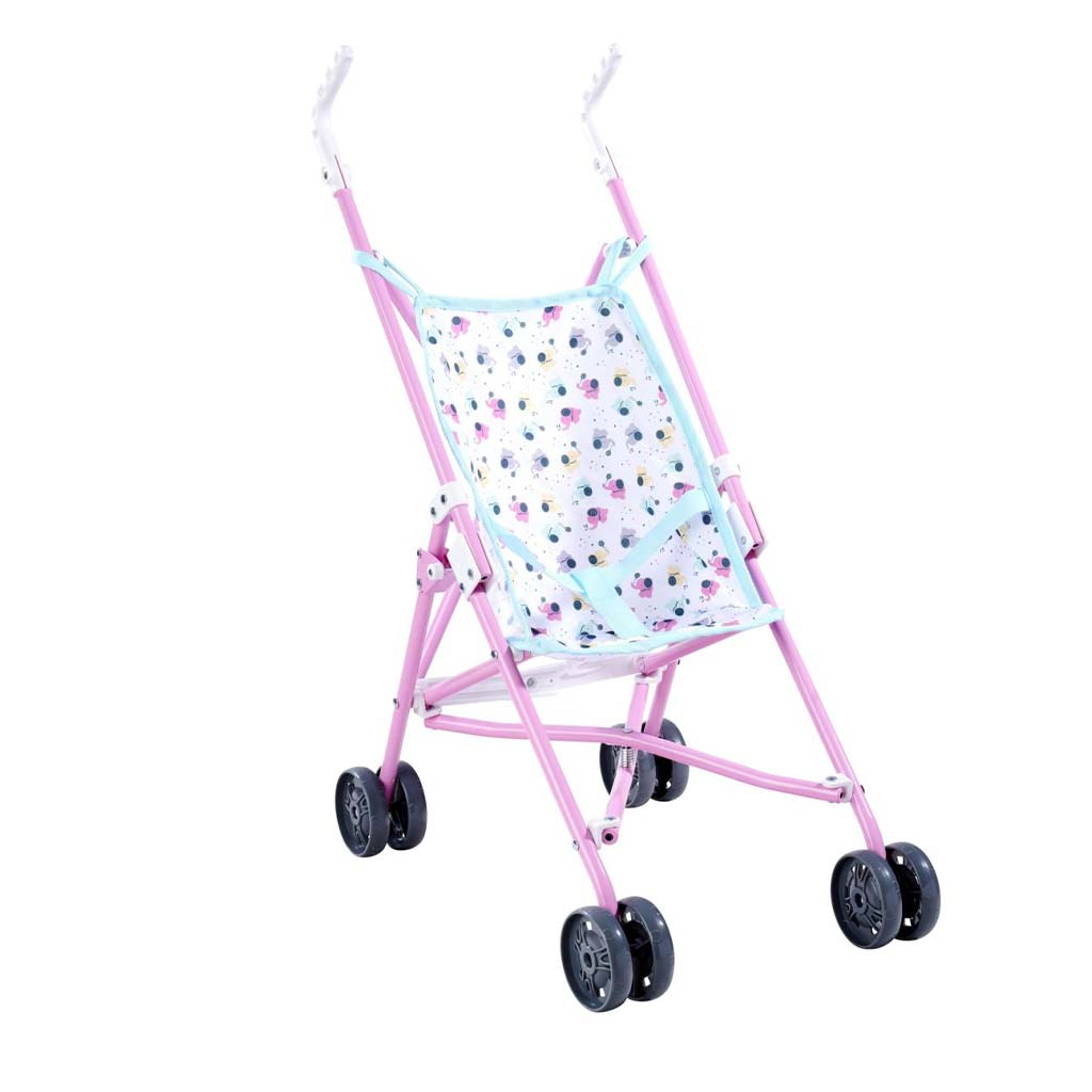 Összecsukható rózsaszín babakocsi - Simba Toys