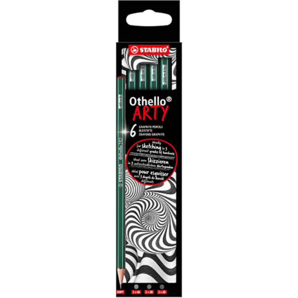 Stabilo: Othello Arty Soft grafit ceruza szett 6db-os