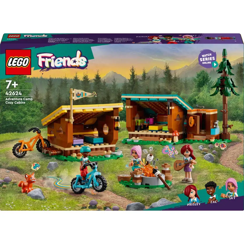 LEGO® Friends: Otthonos kabinok a kalandtáborban (42624) kép 6