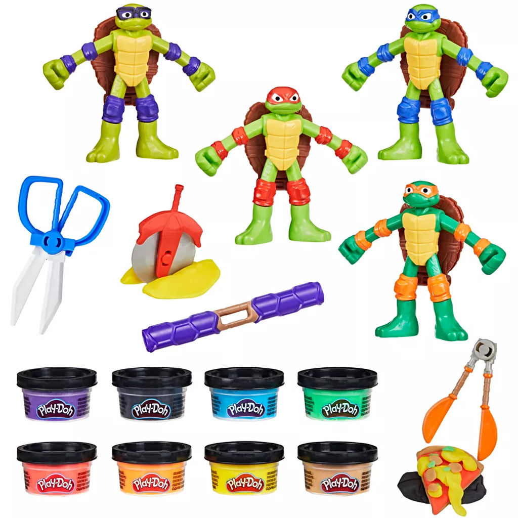 Play-Doh: Tini ninja teknőcök cowabunga creations játékszett - Hasbro kép 4