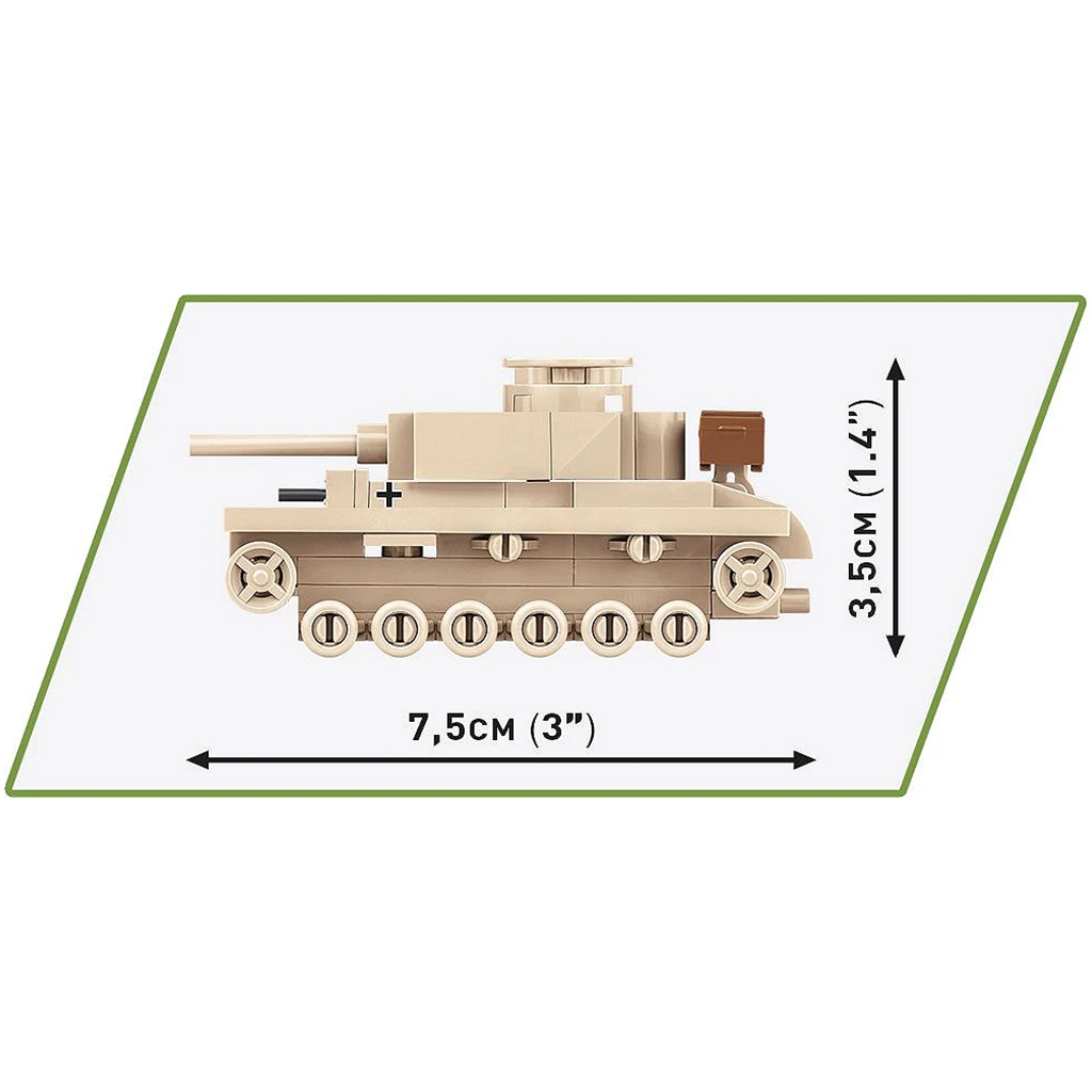 COBI: Panzer III Ausf. L német harckocsi építőjáték (3090) kép 5