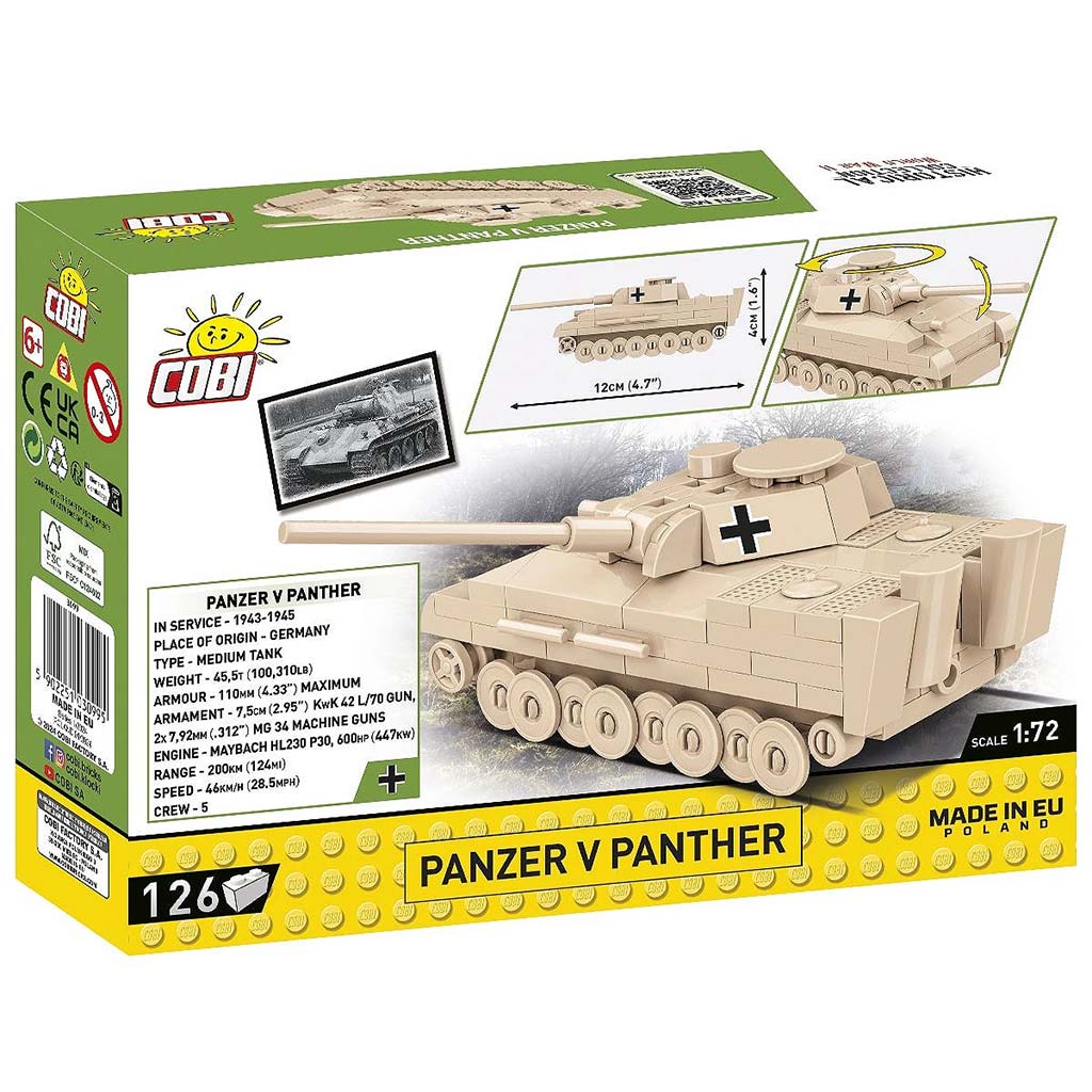 COBI: Panzer V Panther tank építőjáték (3099) kép 5
