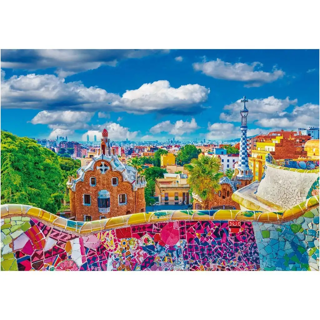 Park Güell Barcelona HQC 1000db-os puzzle - Clementoni kép 2