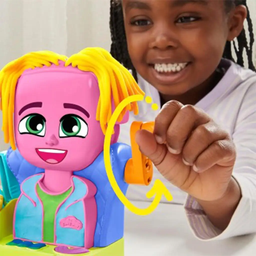 Play-Doh: Fodrászszalon 6 tégely gyurmával - Hasbro kép 3