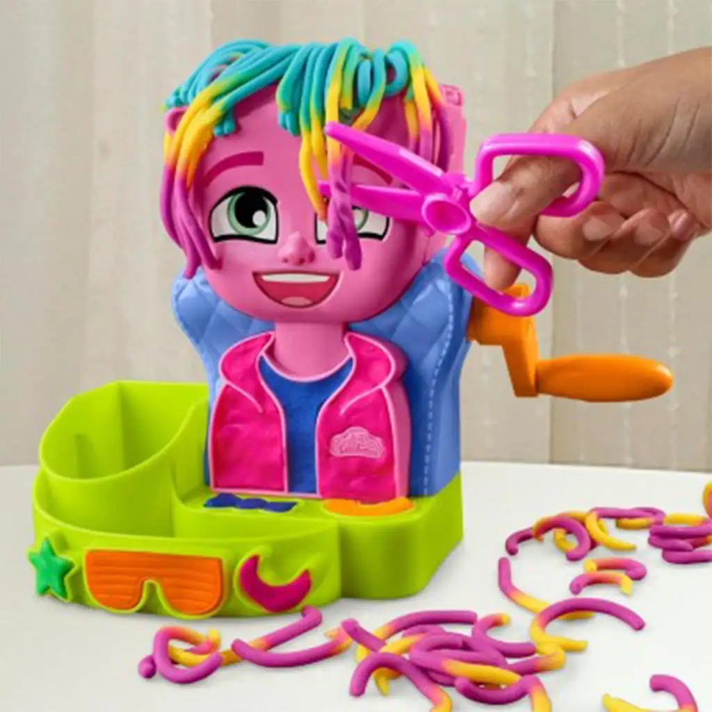 Play-Doh: Fodrászszalon 6 tégely gyurmával - Hasbro kép 4