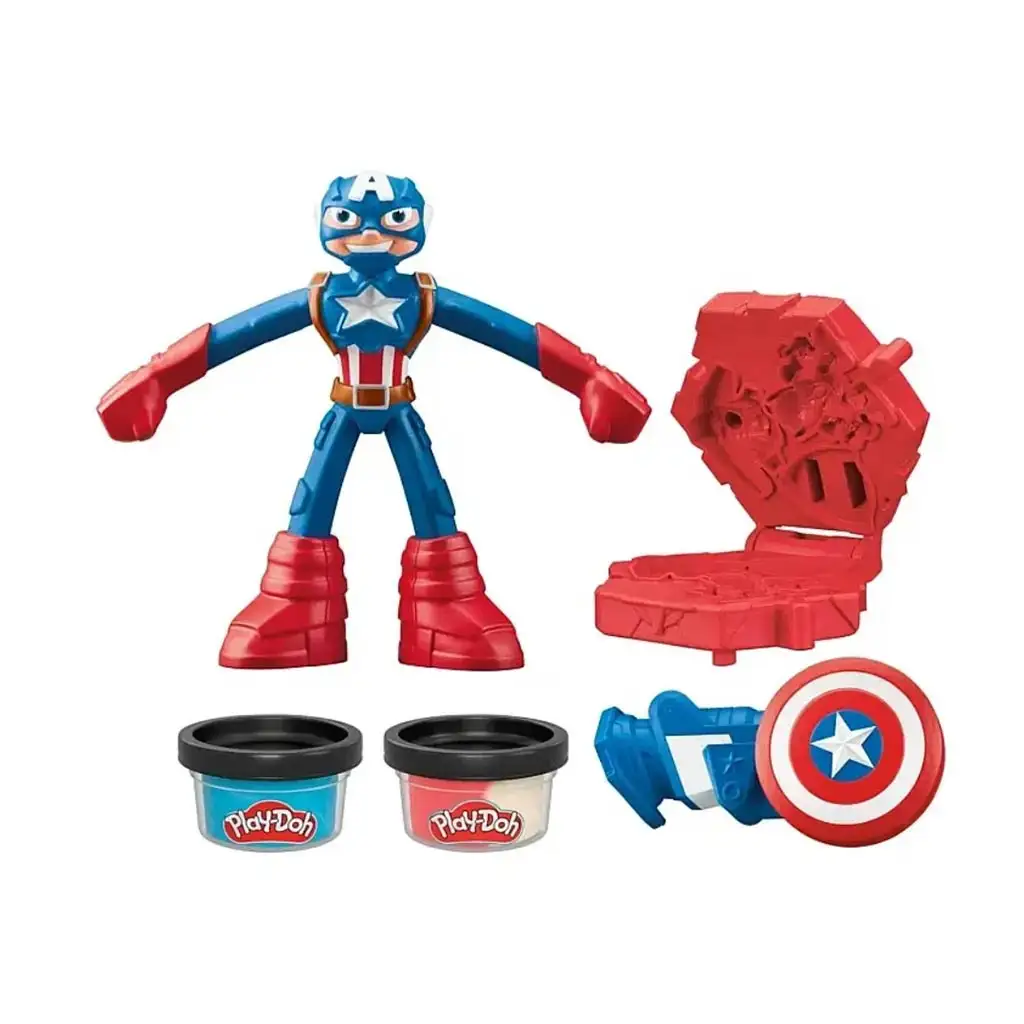 Play-Doh: Marvel Amerika Kapitánya játékszett - Hasbro kép 2