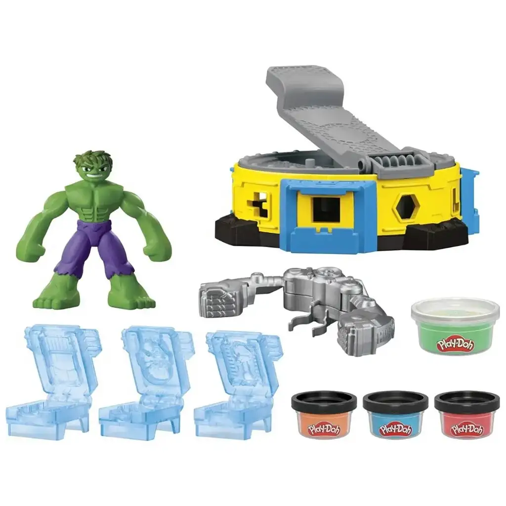 Play-Doh: Marvel Hulk Smash & Squish játékszett - Hasbro kép 3