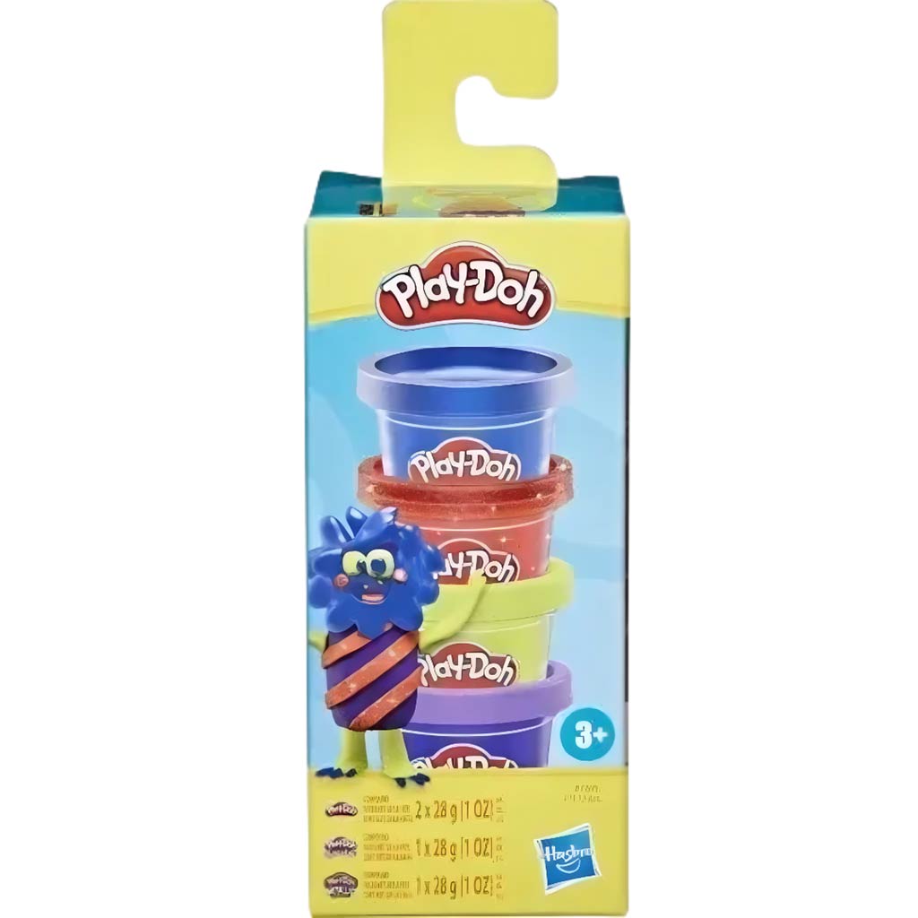 Play-Doh: Szörnyecskés mini 4db-os gyurma szett - Hasbro