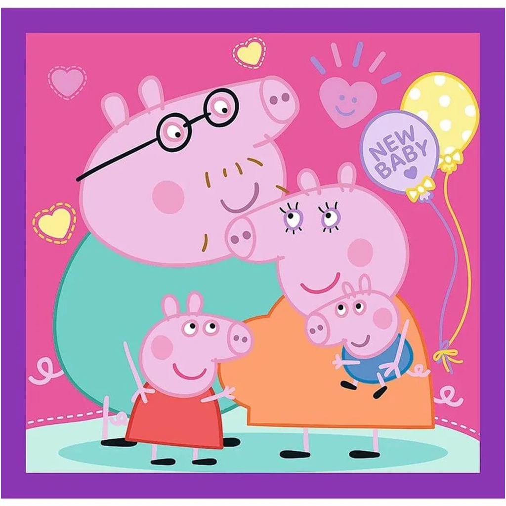 Peppa malac 3 az 1-ben 20-36-50db-os puzzle - Trefl kép 2