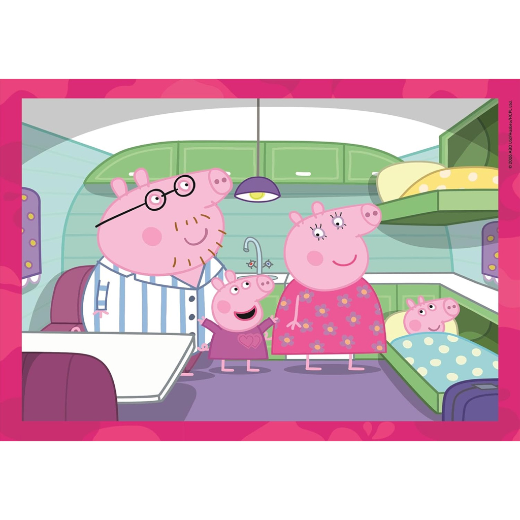 Peppa malac 4 az 1-ben Supercolor puzzle - Clementoni kép 4