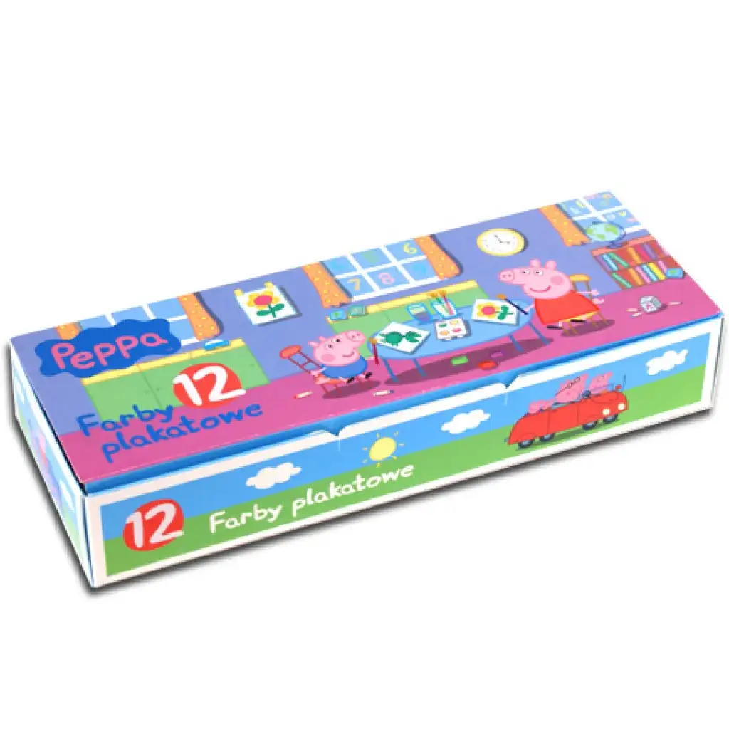 Peppa malac folyékony tempera szett 12db-os