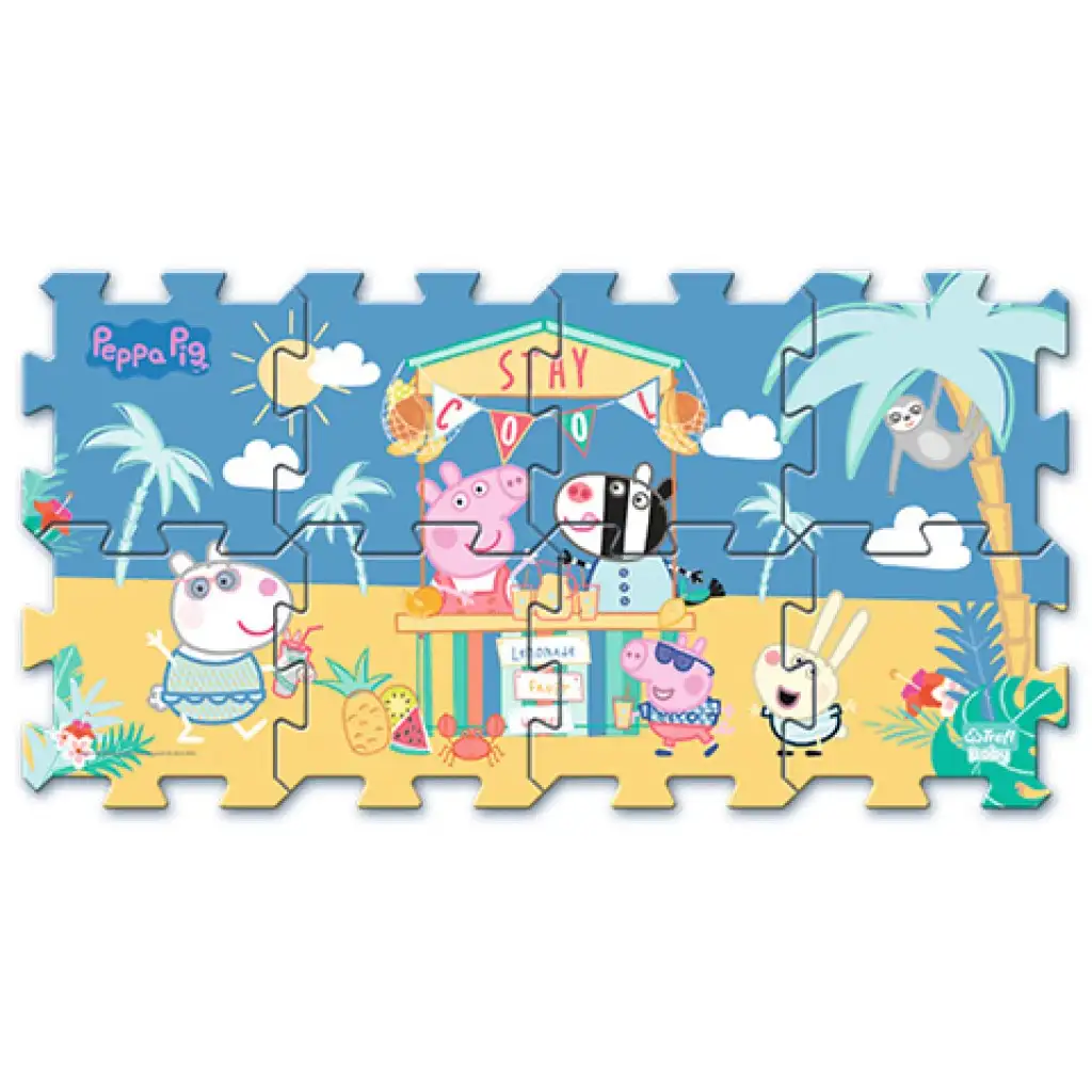Peppa malac nyaral szivacs puzzle - Trefl kép 2