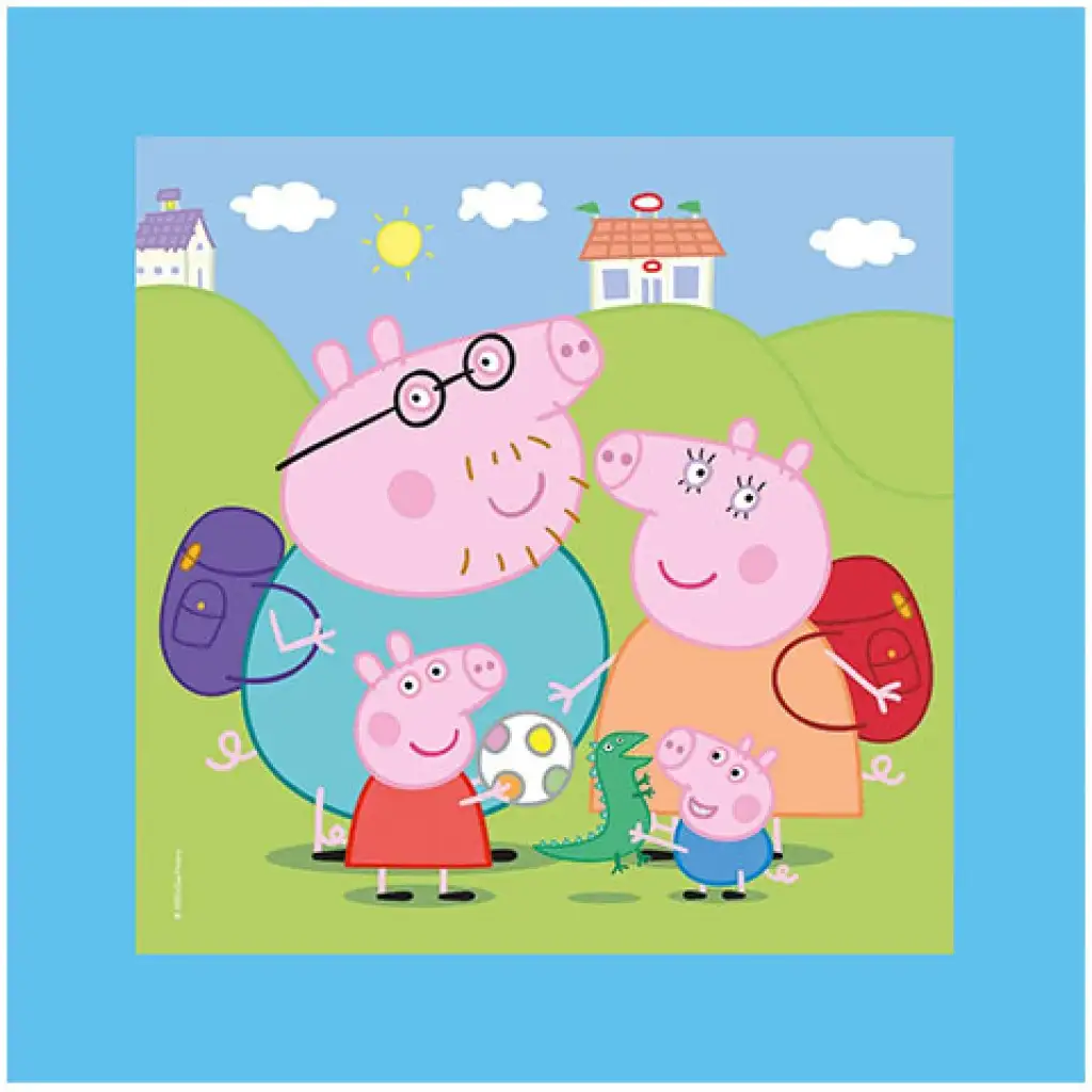 Peppa malac keretes puzzle 60db-os - Clementoni kép 2