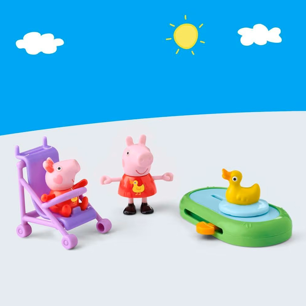 Peppa Malac: Peppa élményei - Peppa és Evie a parkban játékszett - Hasbro kép 3