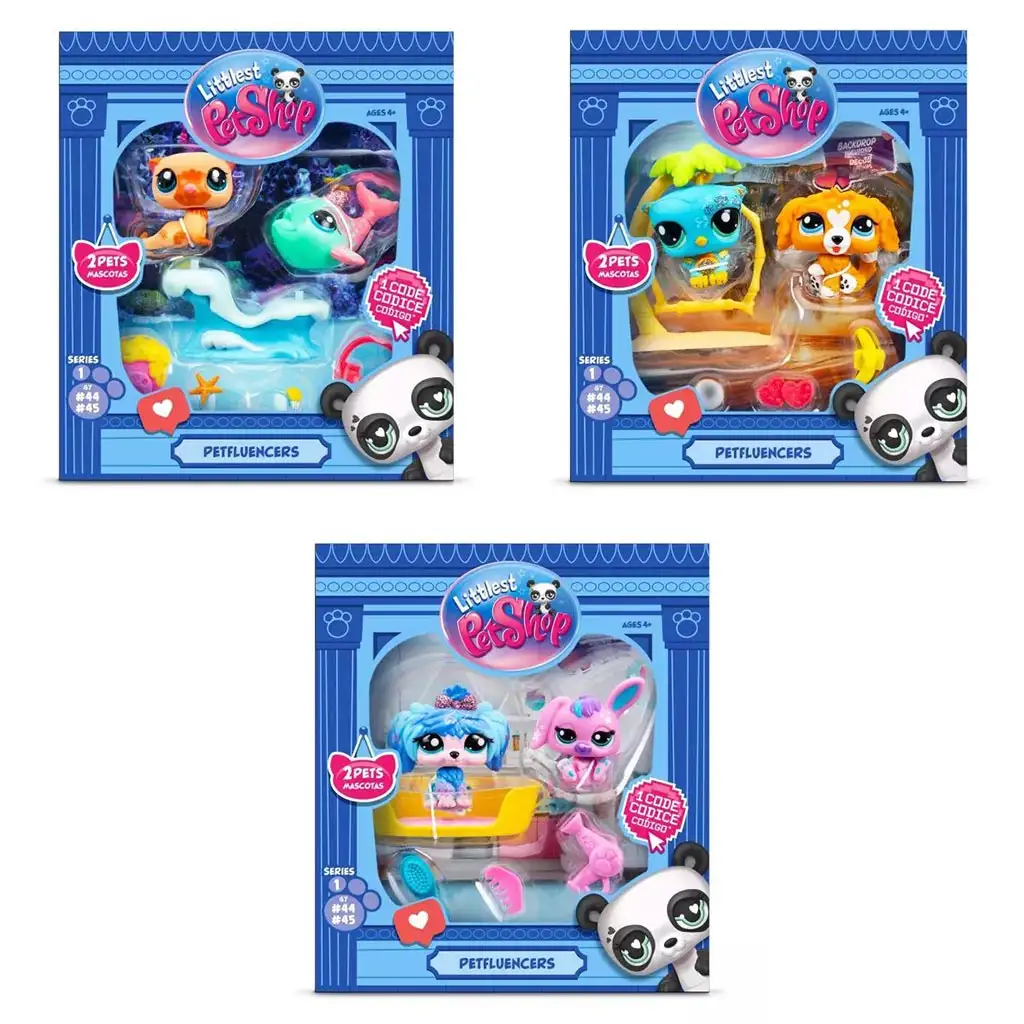 Littlest Pet Shop: Petfluencer szett 2db-os csomag többféle 1db kép 7