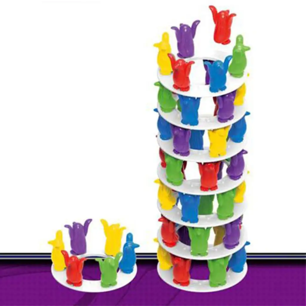 Pingvin torony ügyességi társasjáték kép 2