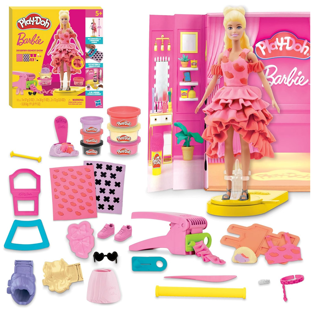 Play-Doh: Barbie divatbemutató gyurma szett - Hasbro kép 2